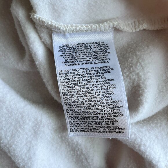 The North Face ivory white sweatshirt S - Picture 5 of 8